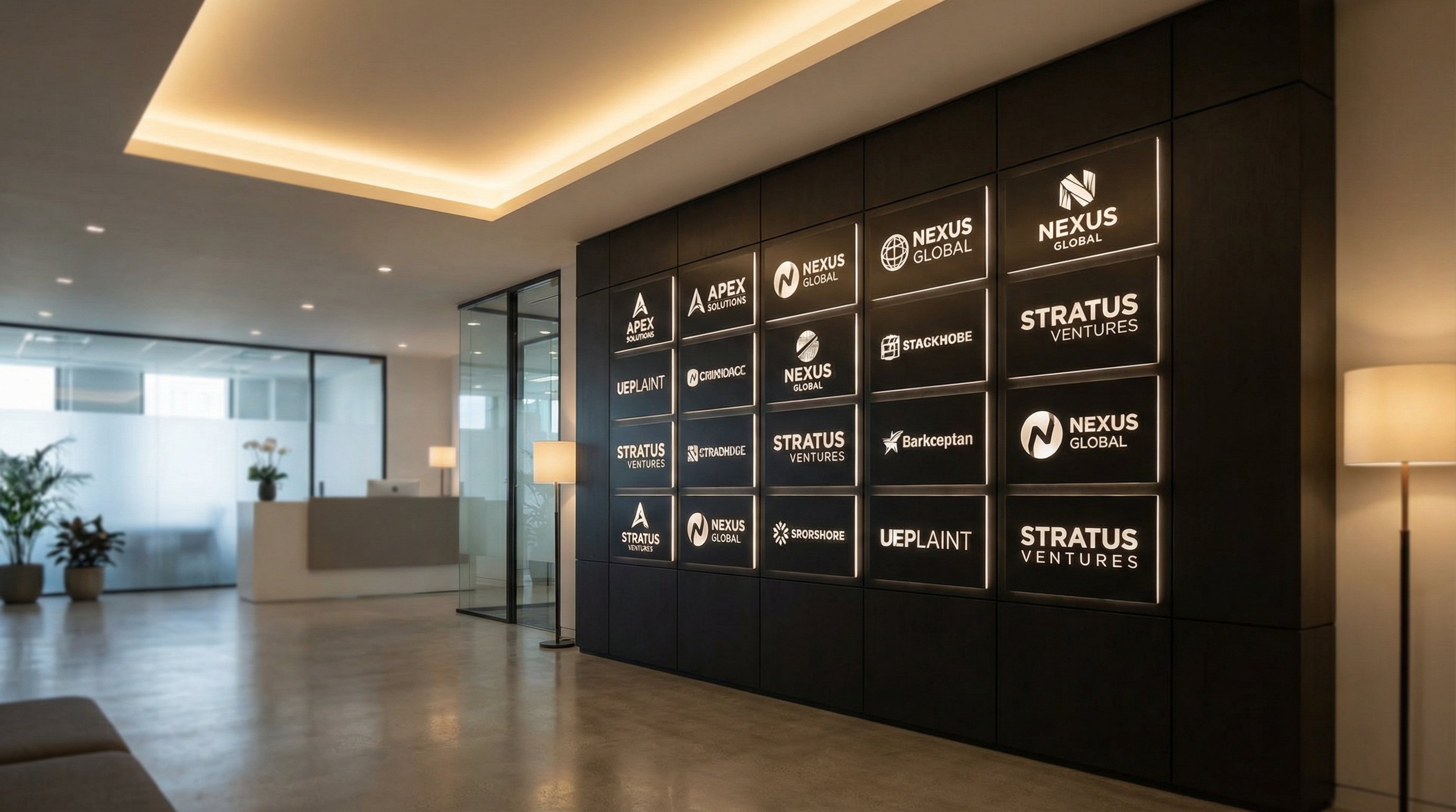 四虎视频合作品牌Logo墙